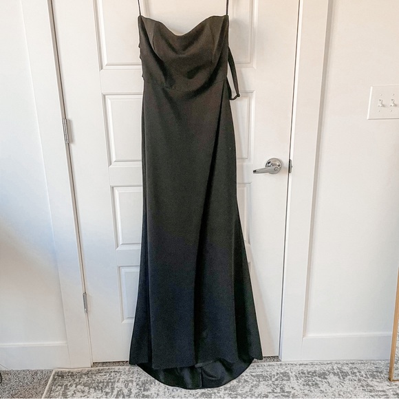 LA FEMME 27035 DRESS Strapless Maxi Gown - Picture 2 of 8